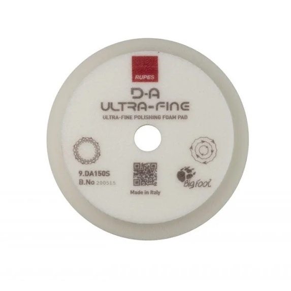 Burete Ultrafin Polish Rupes D-A Ultrafine Foam Pad 130/150MM Alb 9.DA150S